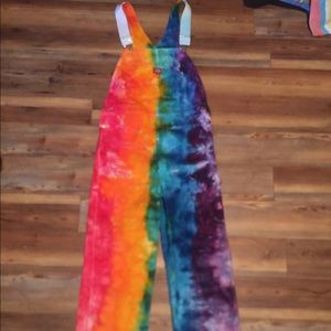Hand Dyed Dickie Overalls